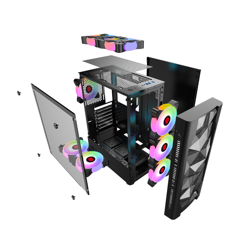 Gaming PC Case Tempered Glass  - огляд і ціна Esports Gaming Pc Build